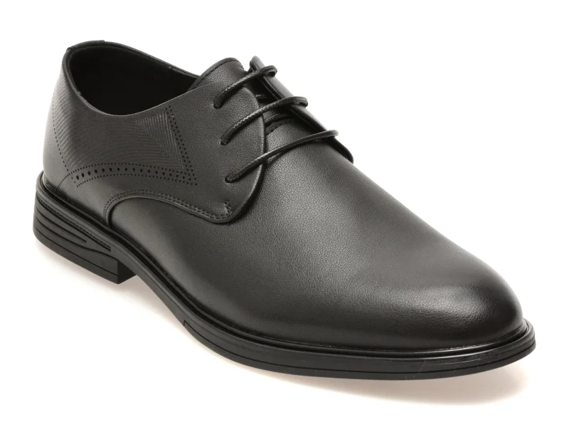 Pantofi eleganti BITE THE BULLET negri, 89516, din piele naturala