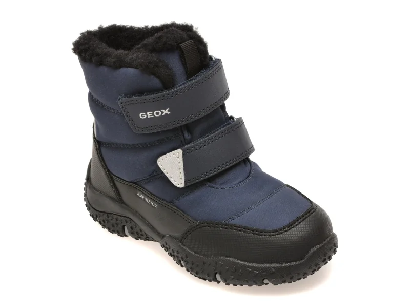Ghete GEOX bleumarin, B4620C, din material textil