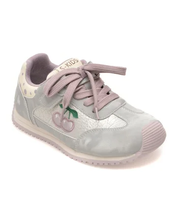 Pantofi sport SELECTION KIDS gri, 63002, din piele naturala