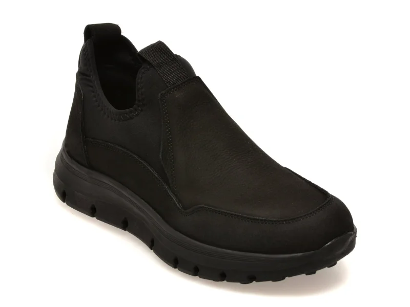 Pantofi FLAVIA PASSINI negri, EV2983, din nabuc