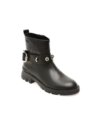 Ghete GRYXX negre, 4842616, din piele naturala