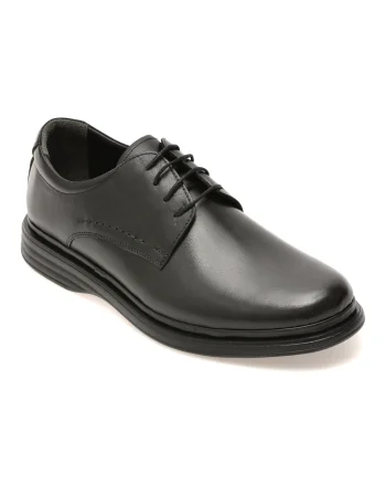 Pantofi eleganti BITE THE BULLET negri, FL500, din piele naturala