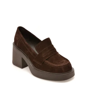 Mocasini GRYXX maro, 3772512, din piele intoarsa