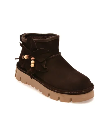 Ghete GRYXX maro, 3745042, din piele intoarsa