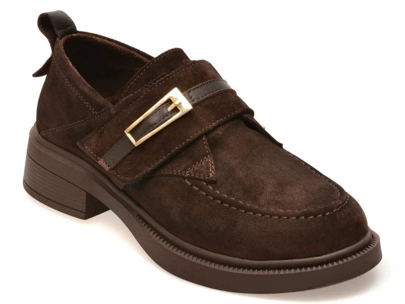 Pantofi GRYXX maro, 2203635, din piele intoarsa