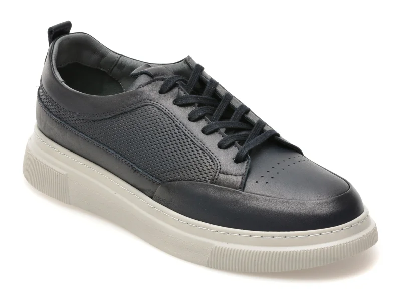 Pantofi sport BITE THE BULLET bleumarin, BS4253, din piele naturala