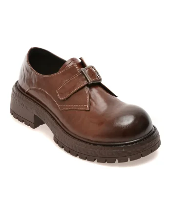 Pantofi GRYXX maro, 3577, din piele naturala