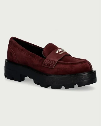 Guess  mocasini pentru femei din piele întoarsă YAMINA