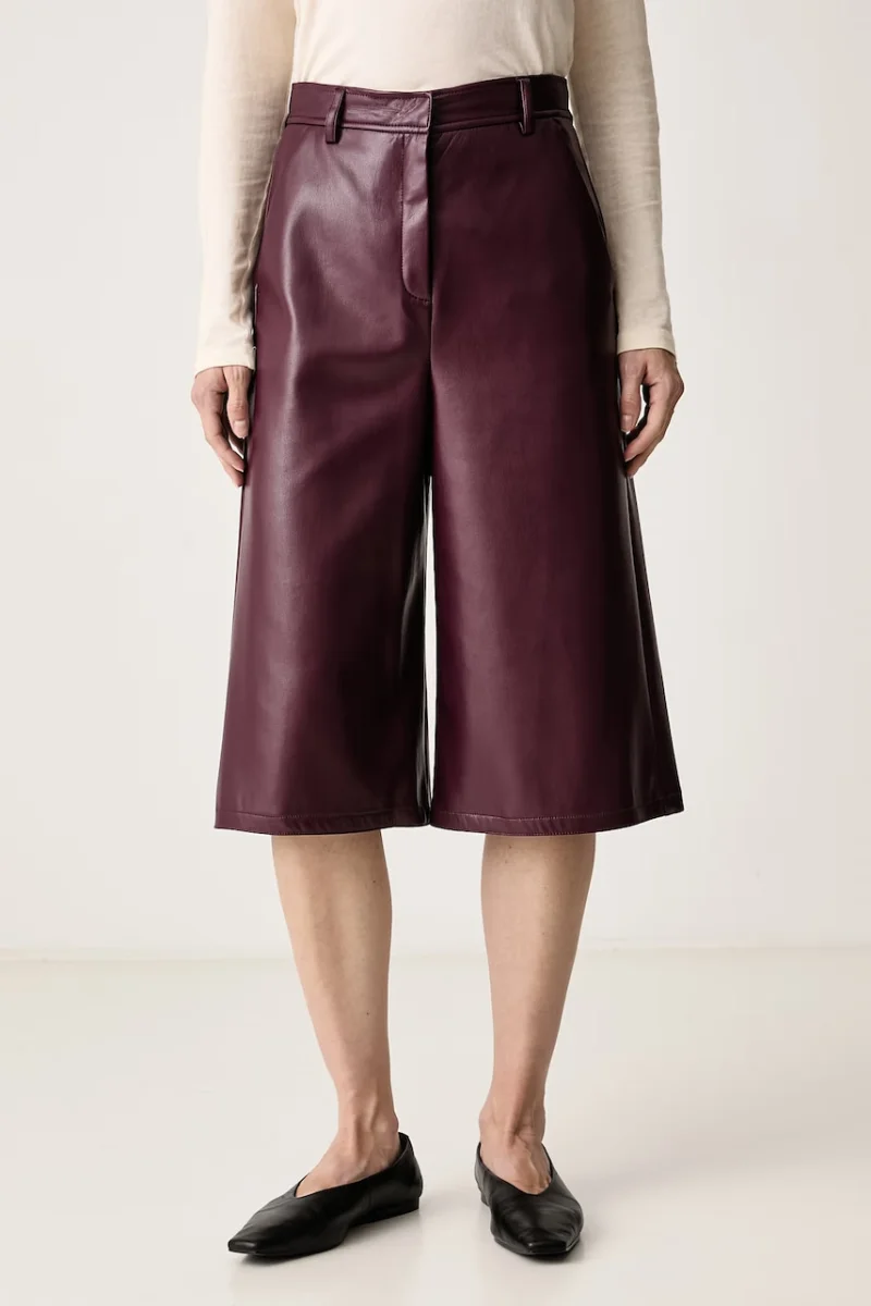 Marella  pantaloni pentru femei din imitație de piele Emme by