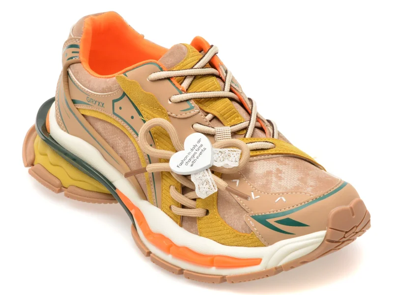 Pantofi sport GRYXX multicolor, 261701, din piele ecologica