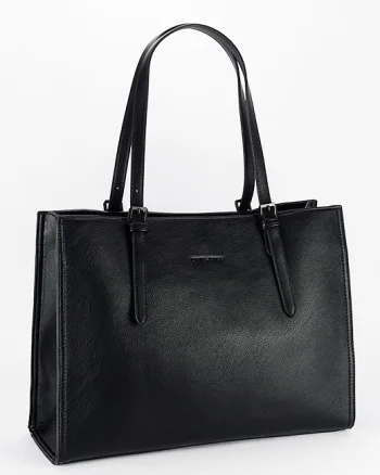 Geanta neagra David Jones Paris de talie mare CM8234 M13