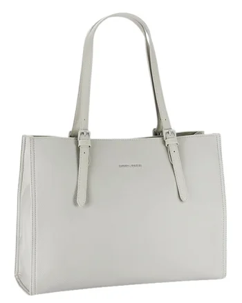 Geanta crem David Jones Paris de talie mare CM8234 M13