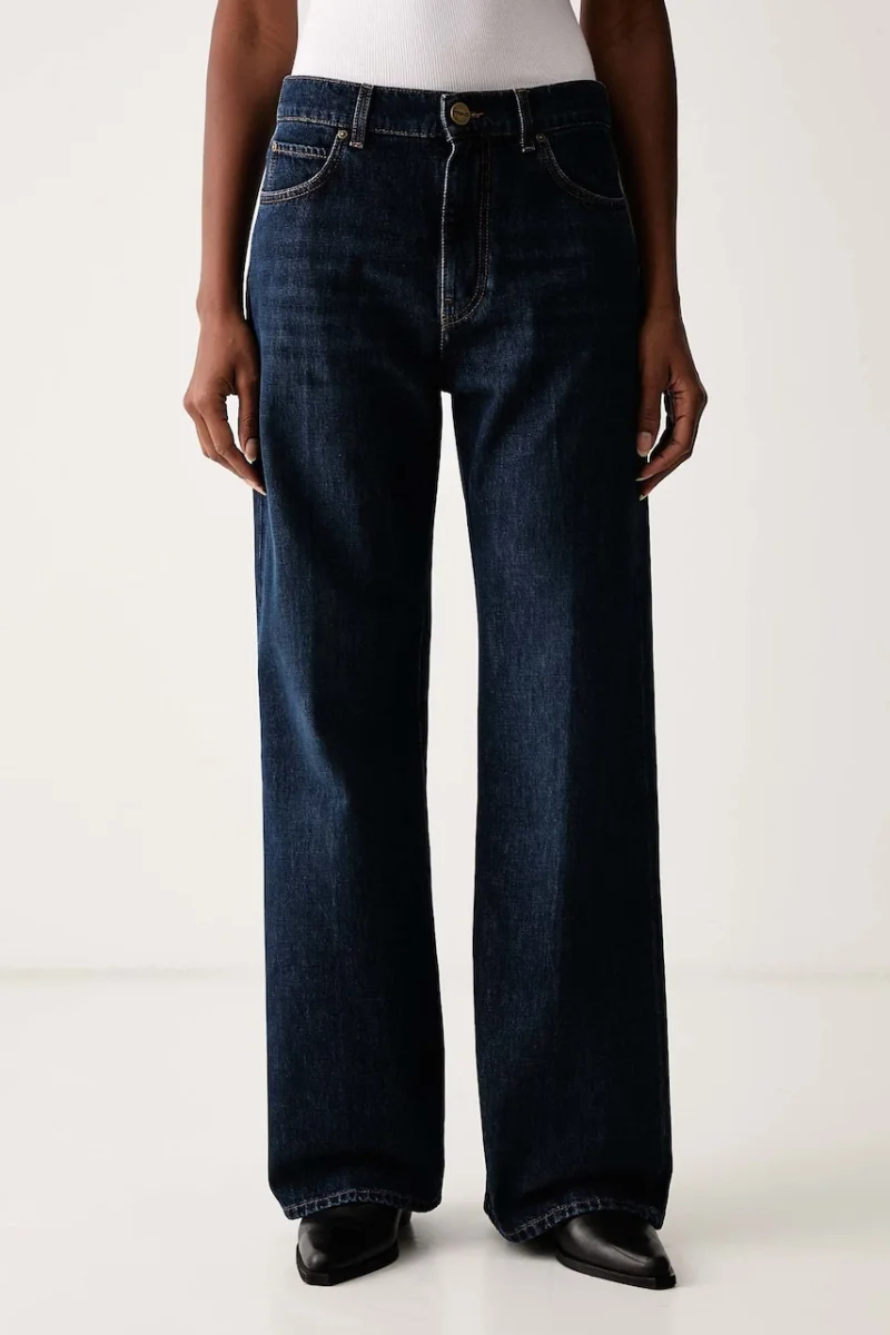 Pinko  blugi wide leg pentru femei