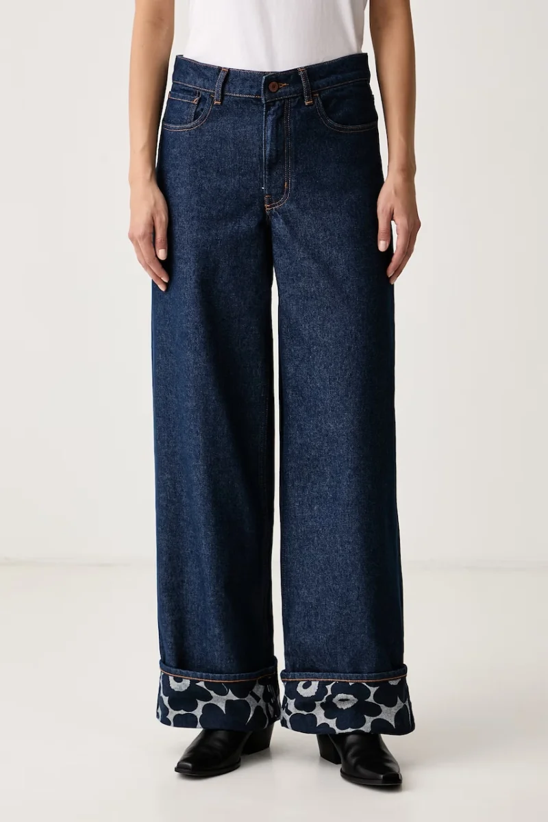 Marimekko  blugi wide leg pentru femei