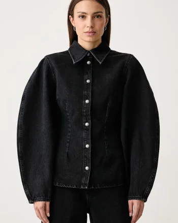 Rotate  cămașă pentru femei din denim