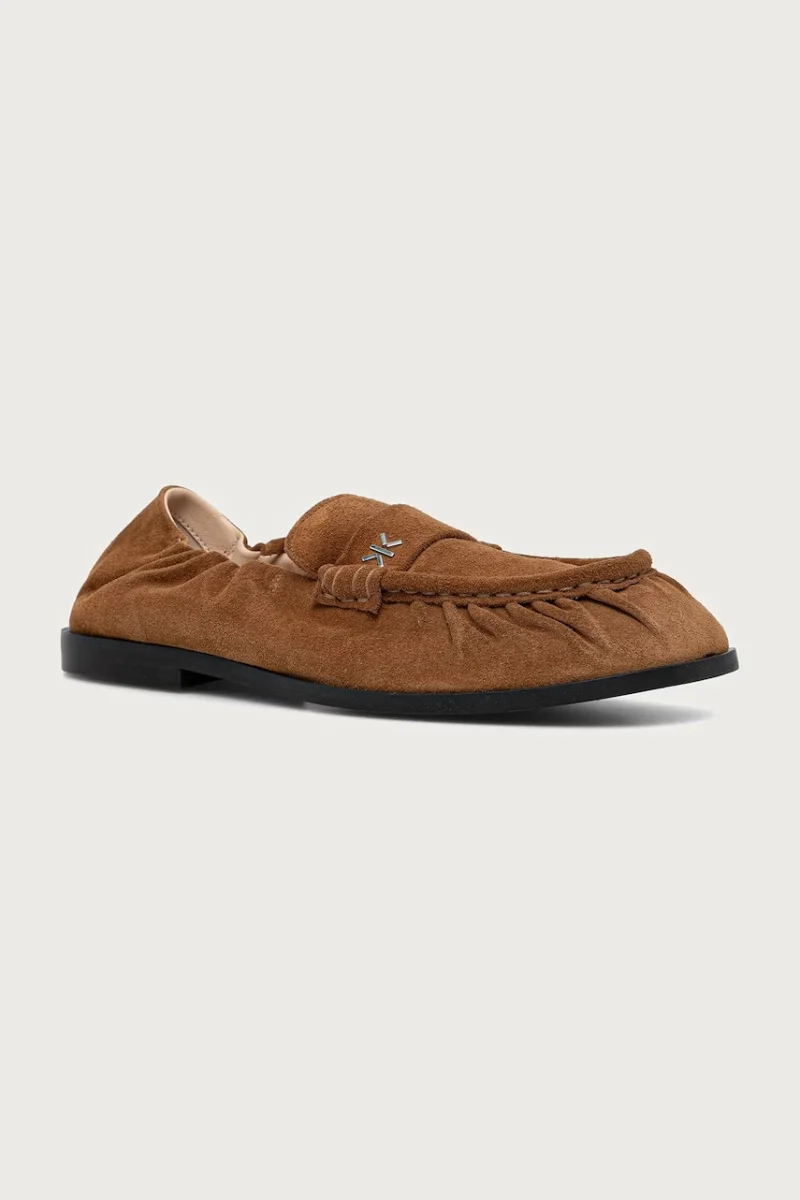 Kenzo  loafers slip-on pentru femei din piele întoarsă