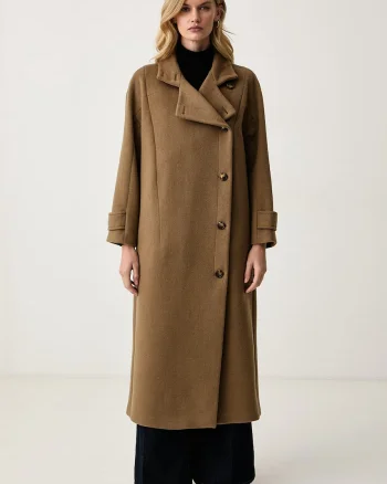 Trussardi  palton reversibil pentru femei cu lână