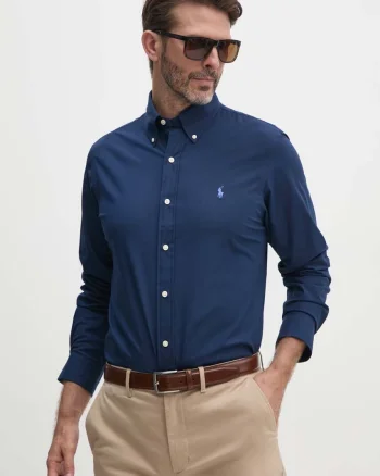 Polo Ralph Lauren  cămașă pentru bărbați din bumbac cu elastan
