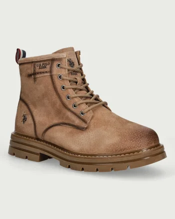 U.S. Polo Assn.  ghete de drumeție pentru bărbați din nubuck BERNY002A