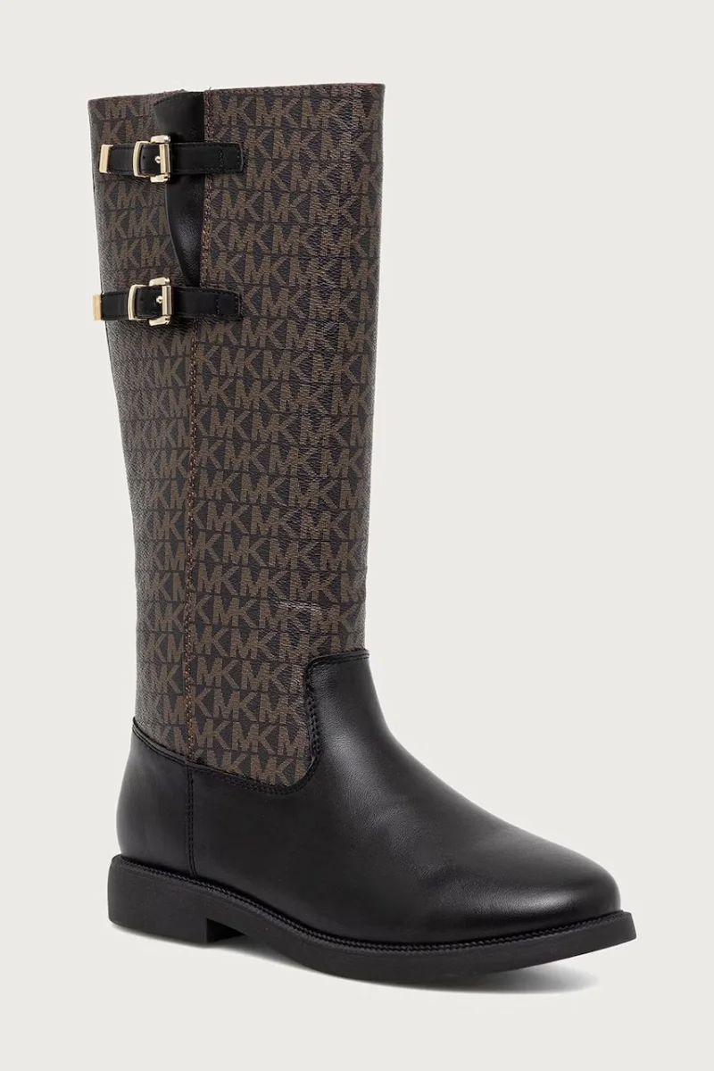 Michael Kors  cizme cu toc plat pentru copii ABIGAIL BUCKLE
