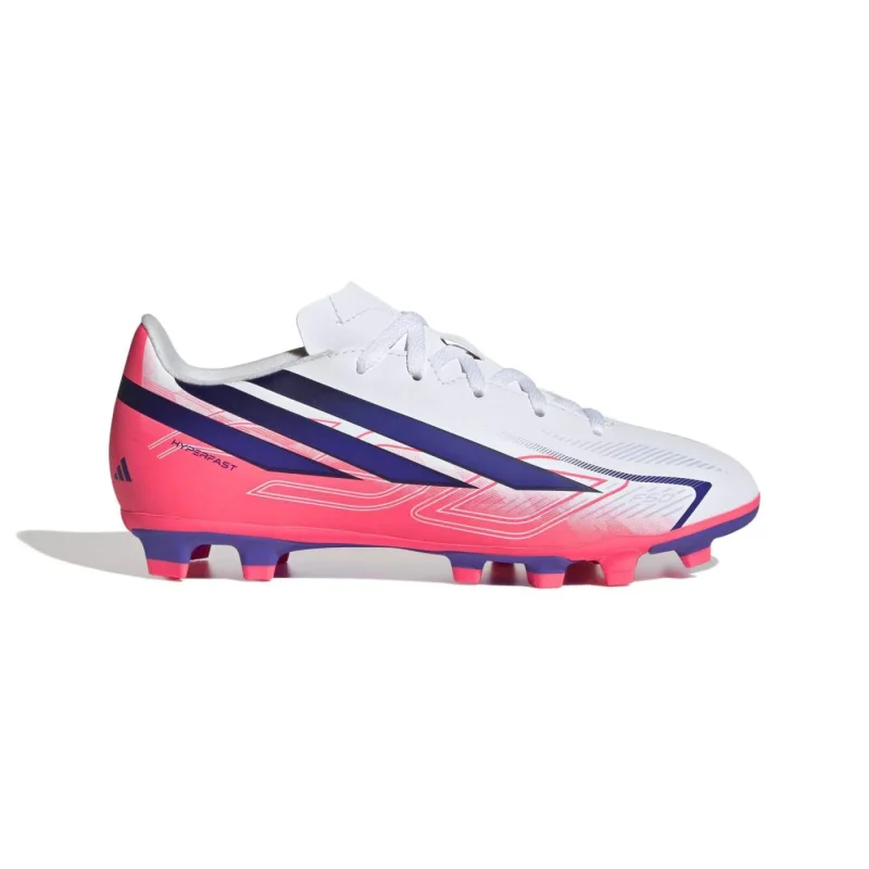 Ghete fotbal Adidas F50 Hyperfast alb