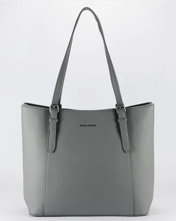 Geanta gri inchis David Jones Paris de talie mare CM7674 M13