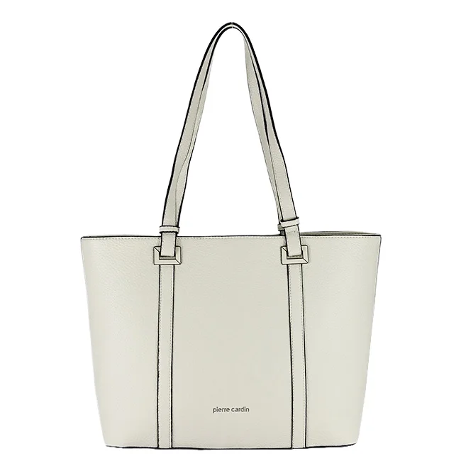 Geanta Pierre Cardin bej deschis de talie mare 24021 M0