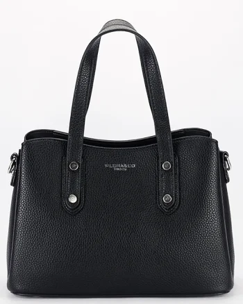 Geanta neagra medie FloraCO Paris H8502 15