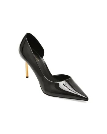Pantofi eleganti CALL IT SPRING negri, VIONNA 001, din piele ecologica lacuita