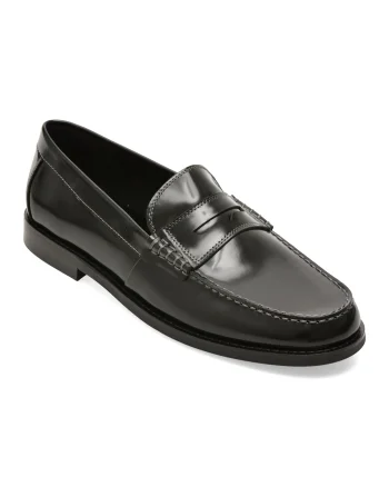 Mocasini eleganti ALDO negri, EMIL 001, din piele naturala