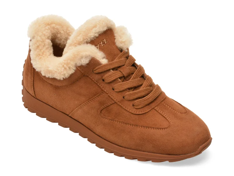 Pantofi sport GRYXX maro, 975B201, din piele intoarsa