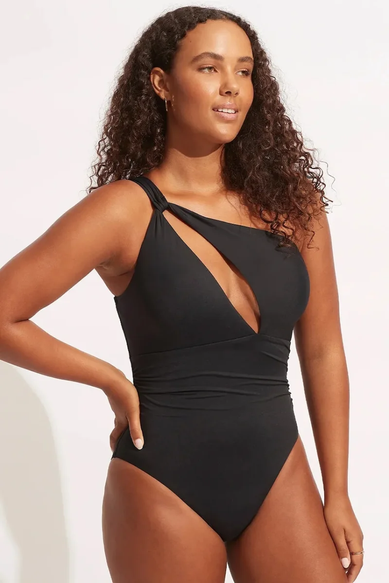 Seafolly  costum de baie dintr-o singură piesă pentru femei One Shoulder