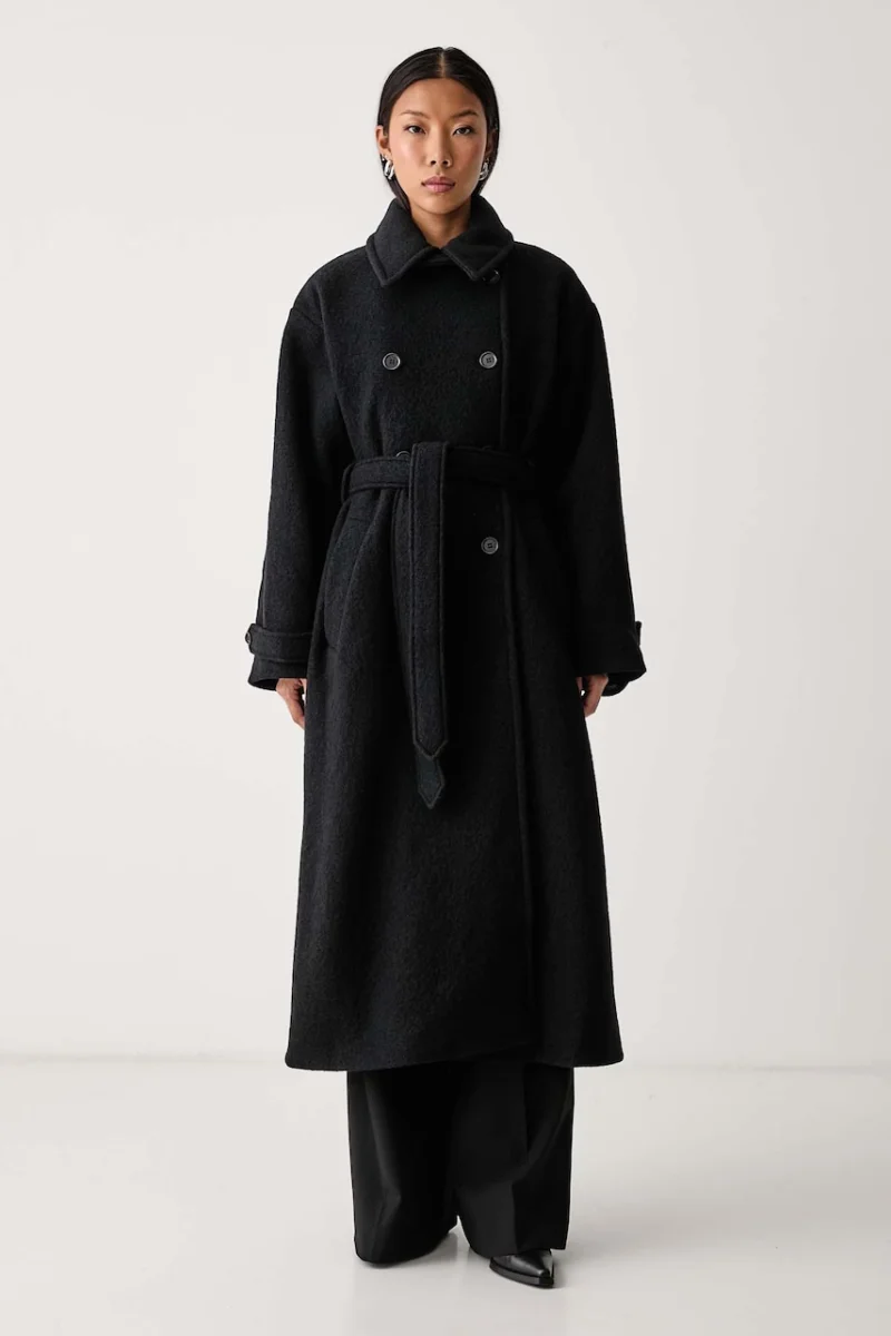 A.P.C.  palton pentru femei din lână manteau lea