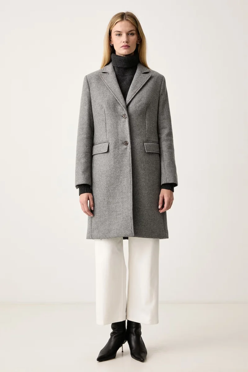 Calvin Klein  palton pentru femei cu lână