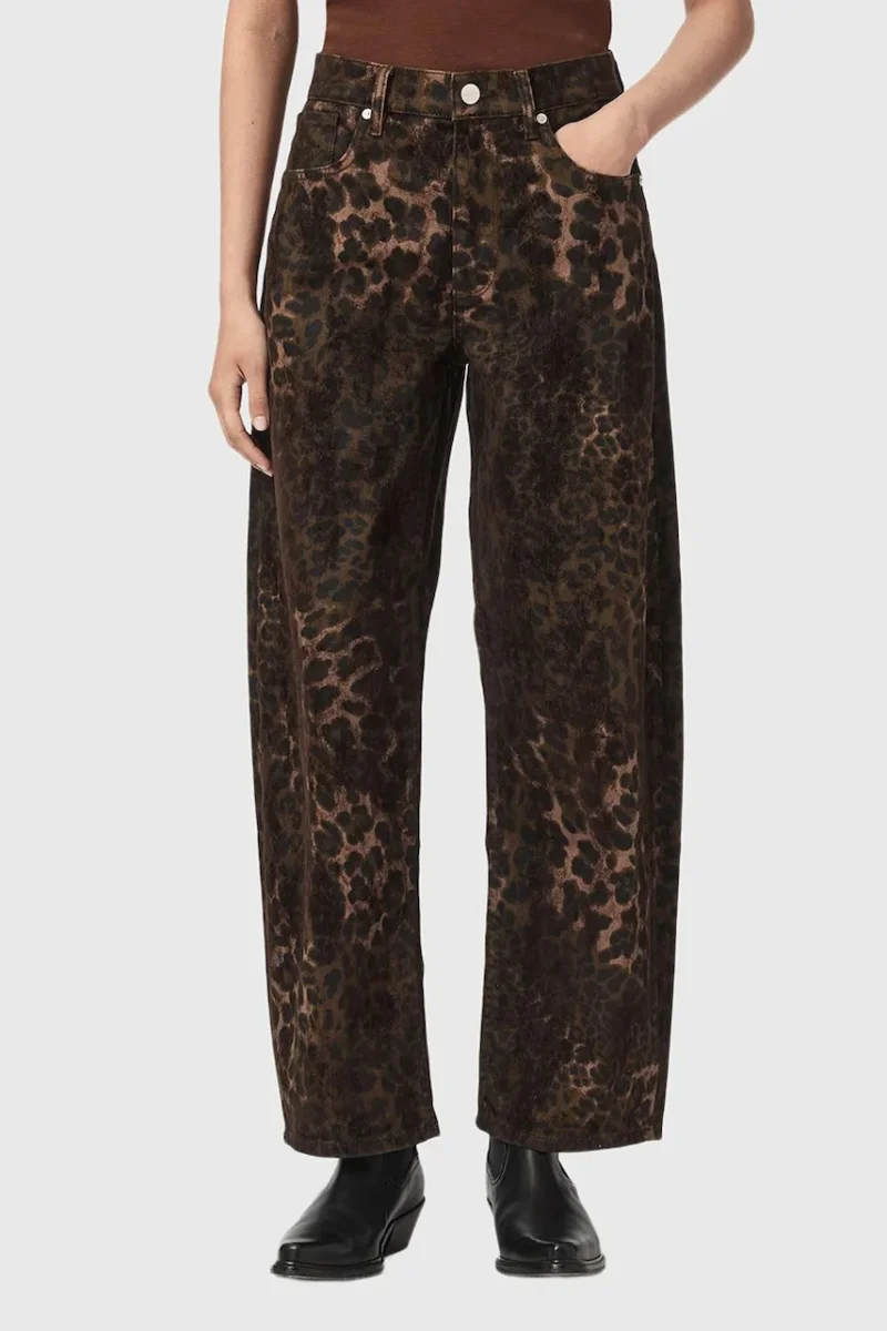AllSaints  blugi boyfriend pentru femei SADIE BARREL JEAN