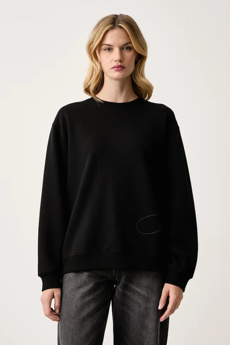 HUGO  hanorac pentru femei din bumbac Classic Crew_10
