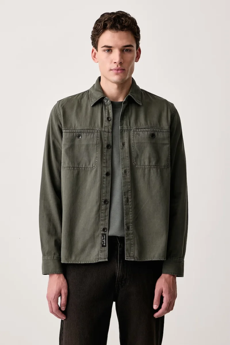 rag & bone  cămașă pentru bărbați din bumbac