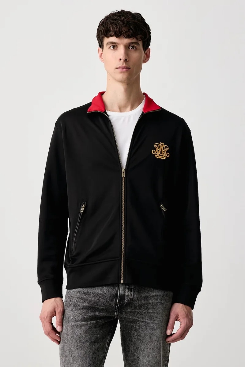 Polo Ralph Lauren  hanorac cu fermoar pentru bărbați cu bumbac