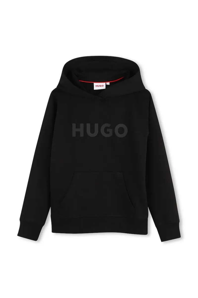 HUGO  hanorac cu glugă pentru copii cu bumbac