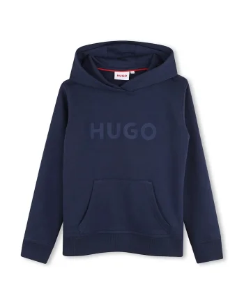 HUGO  hanorac cu glugă pentru copii cu bumbac