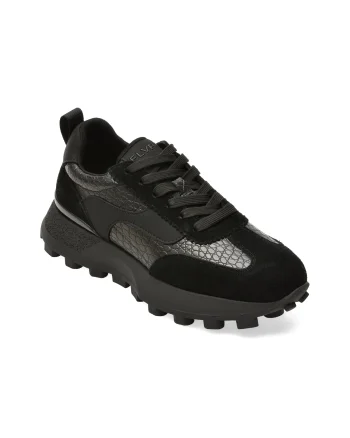 Pantofi sport FLAVIA PASSINI negri, 87999, din piele naturala