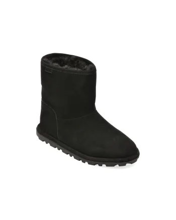 Ghete EPICA negre, 5012, din piele intoarsa