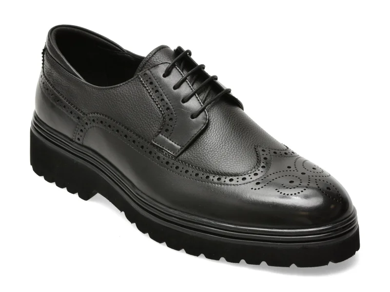 Pantofi eleganti EPICA negri, 18272, din piele naturala
