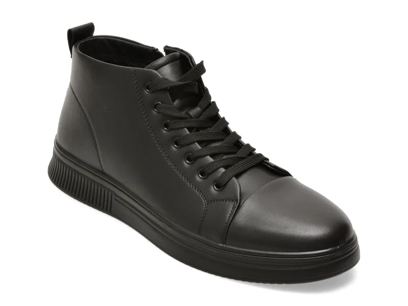 Ghete BITE THE BULLET negre, 71866, din piele naturala