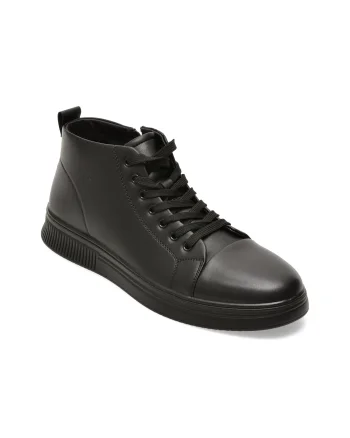 Ghete BITE THE BULLET negre, 71866, din piele naturala