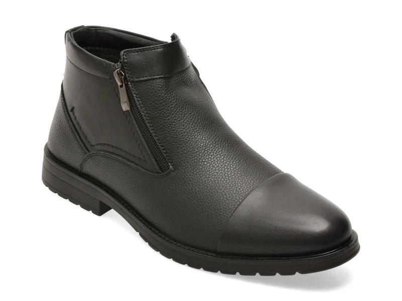Ghete elegante BITE THE BULLET negre, 95352, din piele naturala