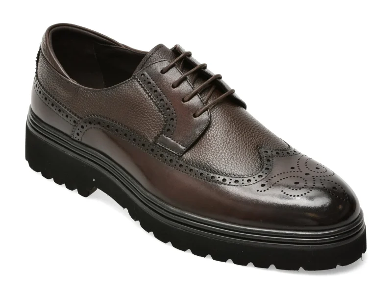 Pantofi eleganti EPICA maro, 18272, din piele naturala