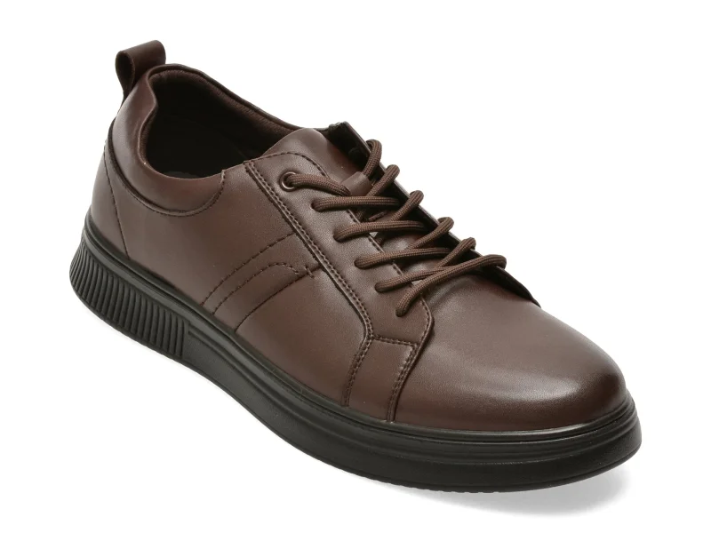 Pantofi sport BITE THE BULLET maro, 71867, din piele naturala
