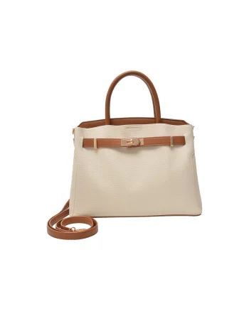 Geanta CALL IT SPRING alba, LEMERCIER 966, din piele ecologica