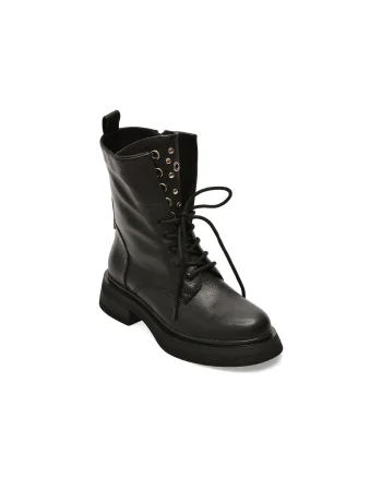 Bocanci EPICA negre, 3F2139, din piele naturala